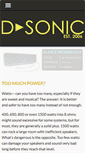 Mobile Screenshot of d-sonic.net
